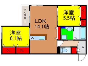 Reposの物件間取画像